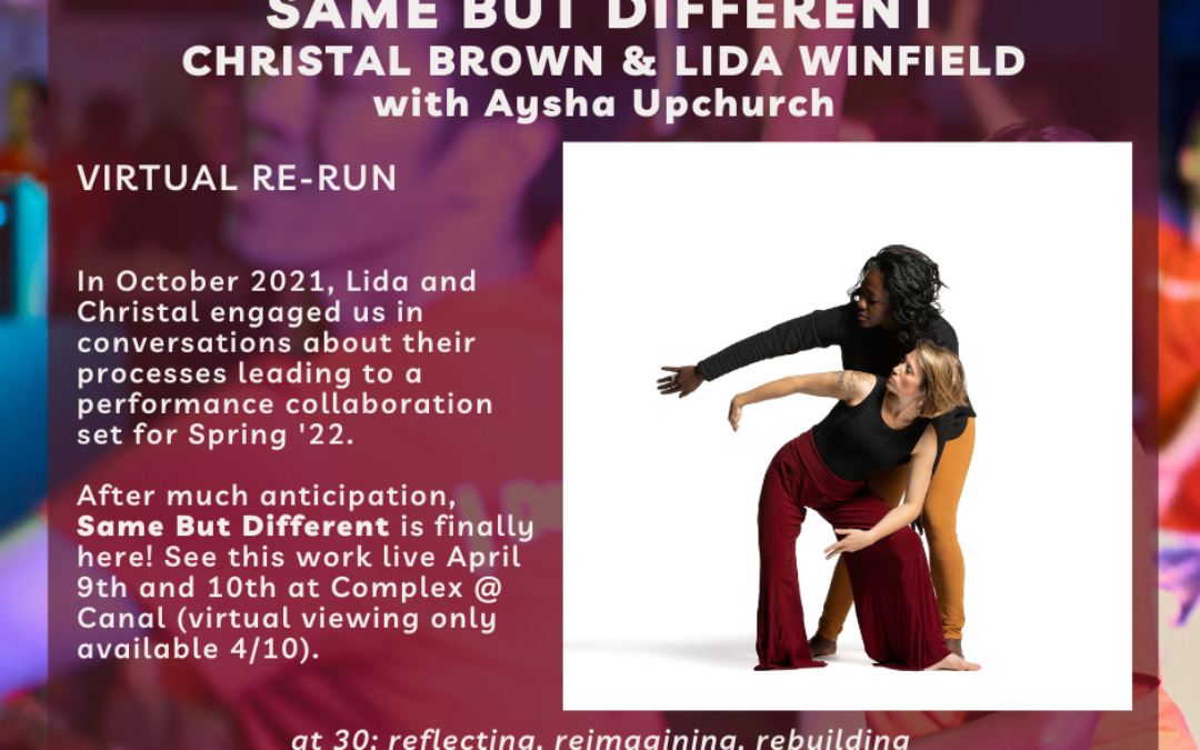 Learning to Walk the Talk Re-Run: Lida Winfield and Christal Brown